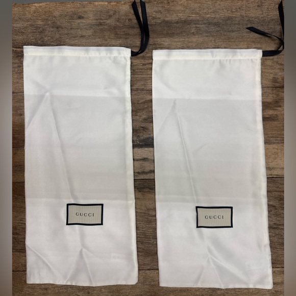 Gucci Shoe Dust Bags – Set of 2 – Authentic – Great for Sneakers